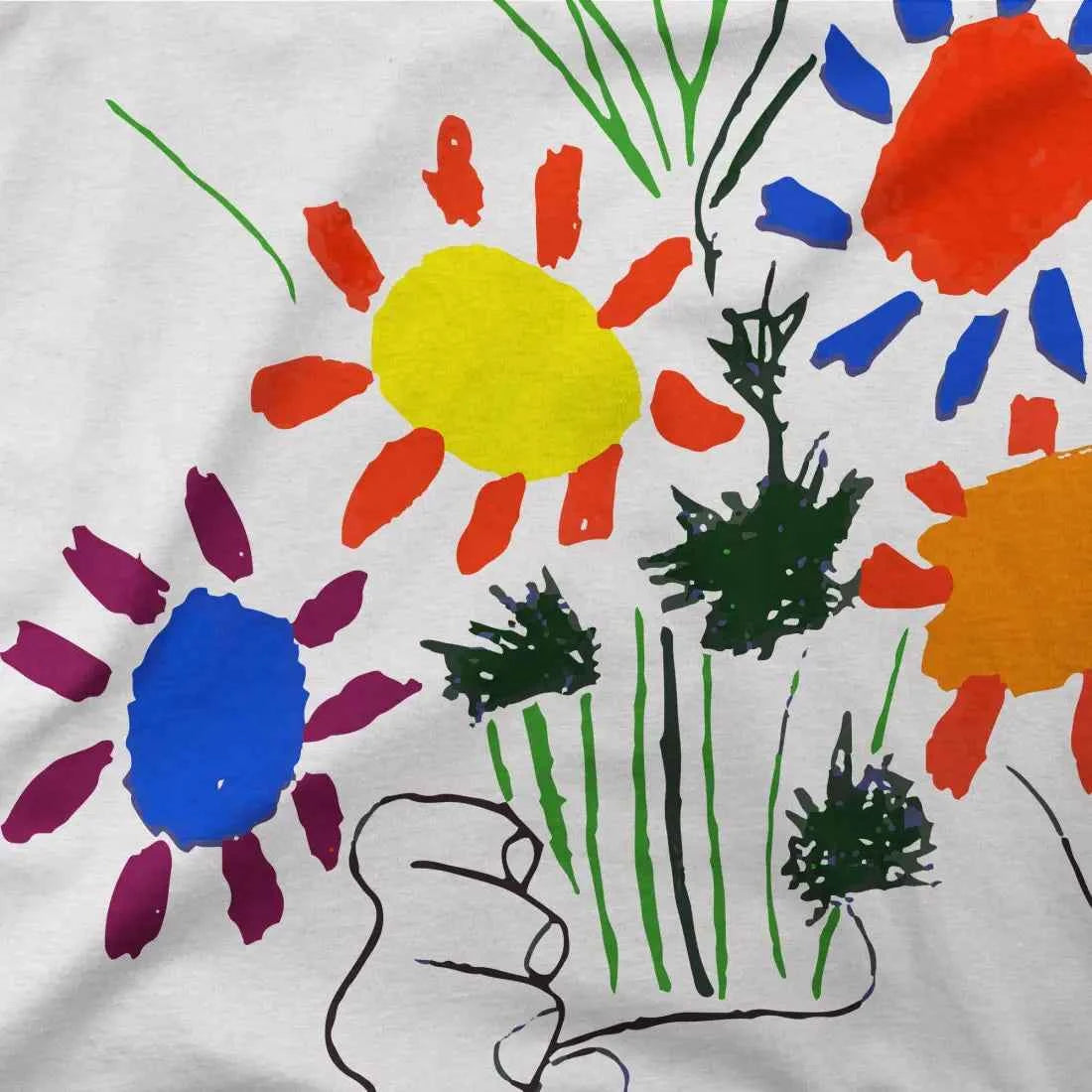 Camiseta con la obra "Ramo de la paz" de Pablo Picasso (1958)