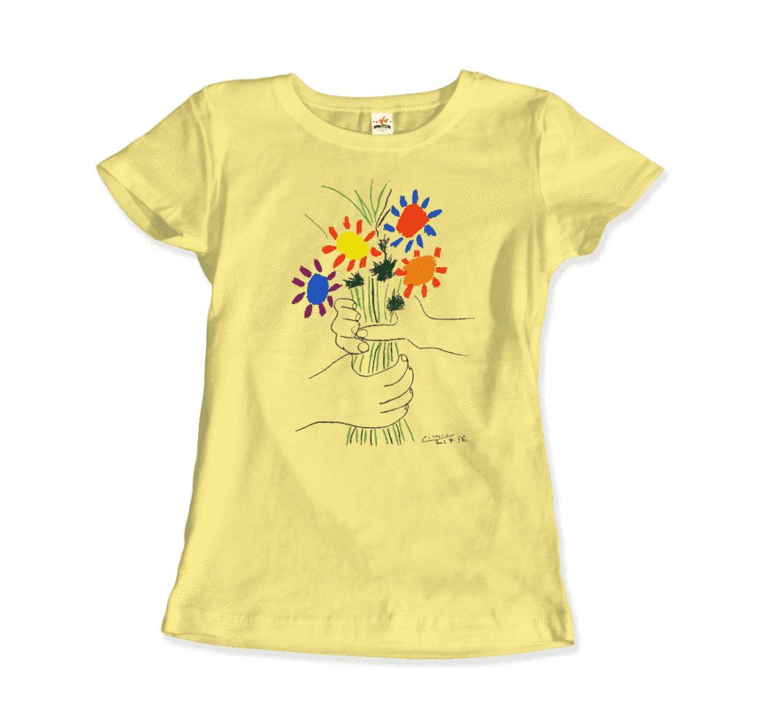 Camiseta con la obra "Ramo de la paz" de Pablo Picasso (1958)