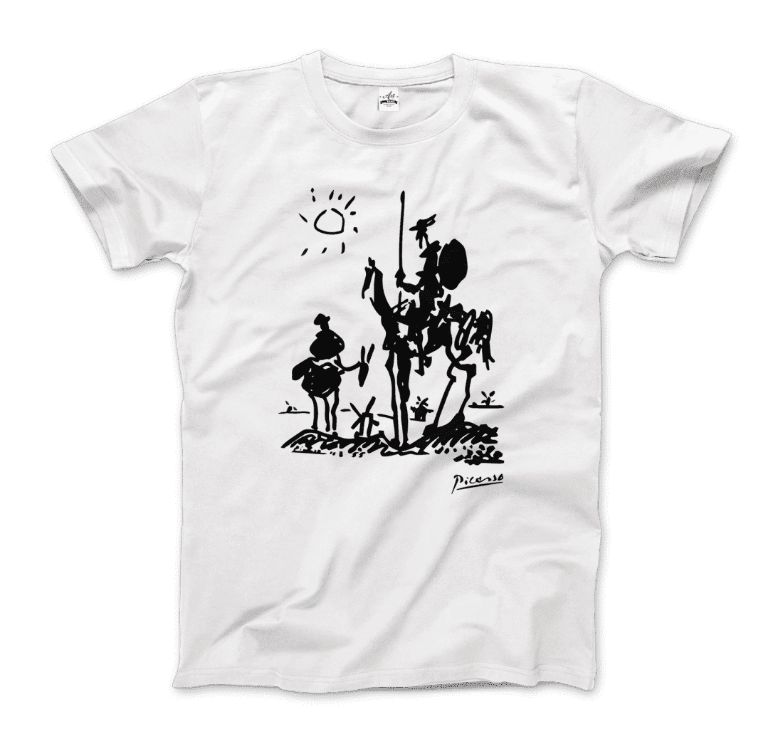 T-shirt med Pablo Picassos konstverk Don Quijote av La Mancha 1955