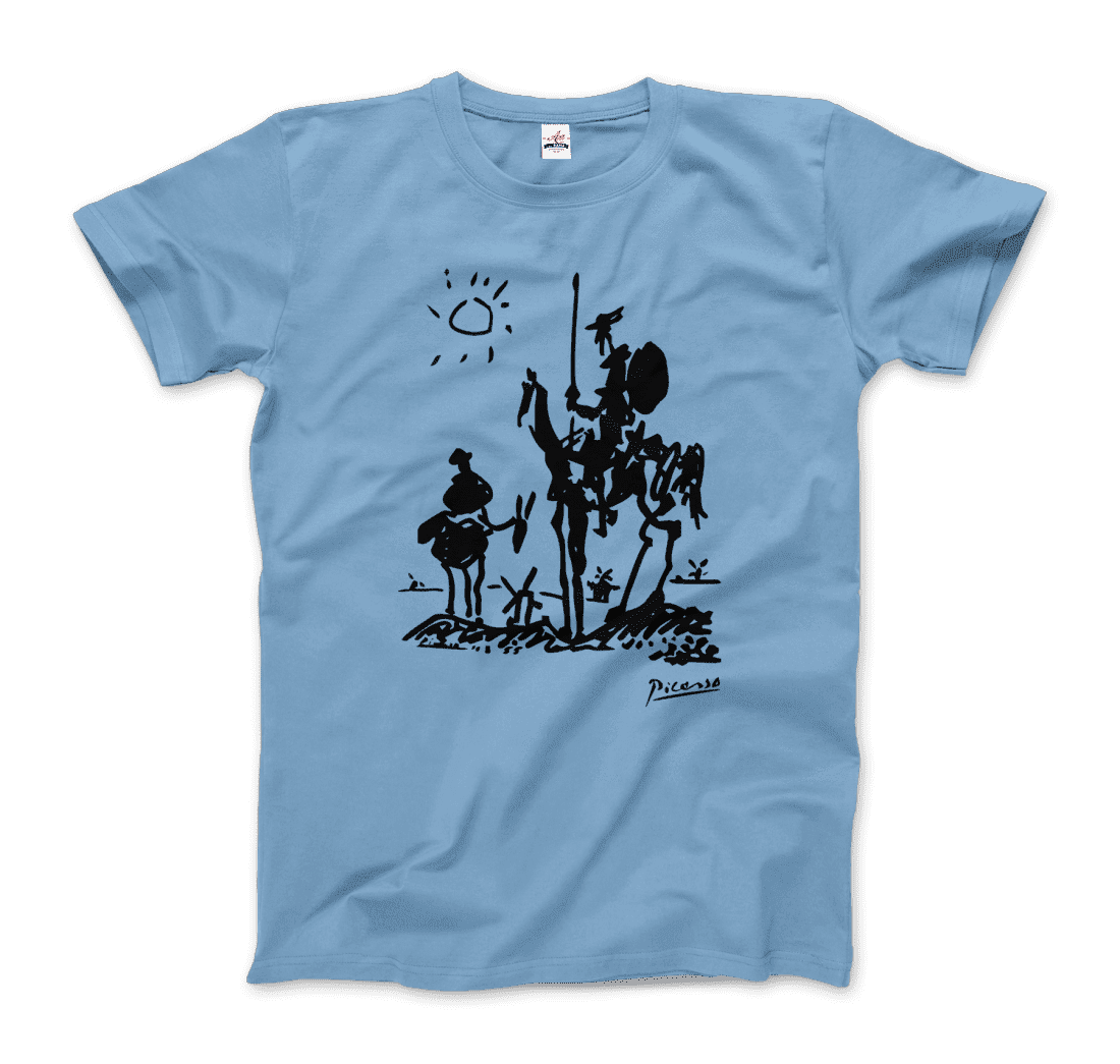 T-shirt med Pablo Picassos konstverk Don Quijote av La Mancha 1955