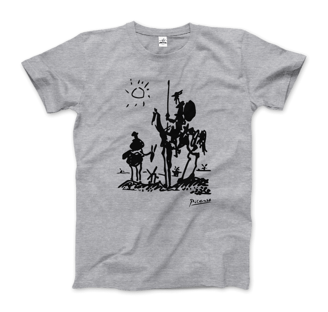 T-shirt med Pablo Picassos konstverk Don Quijote av La Mancha 1955