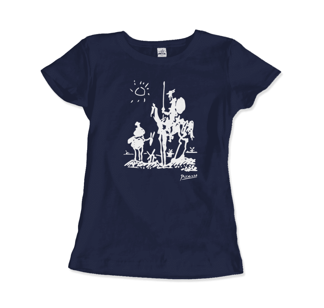 T-shirt med Pablo Picassos konstverk Don Quijote av La Mancha 1955