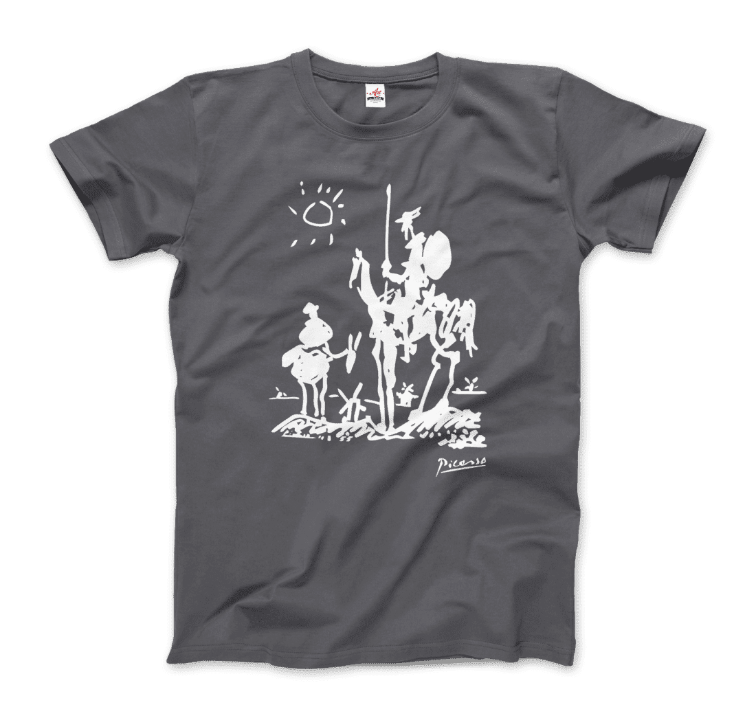 T-shirt med Pablo Picassos konstverk Don Quijote av La Mancha 1955