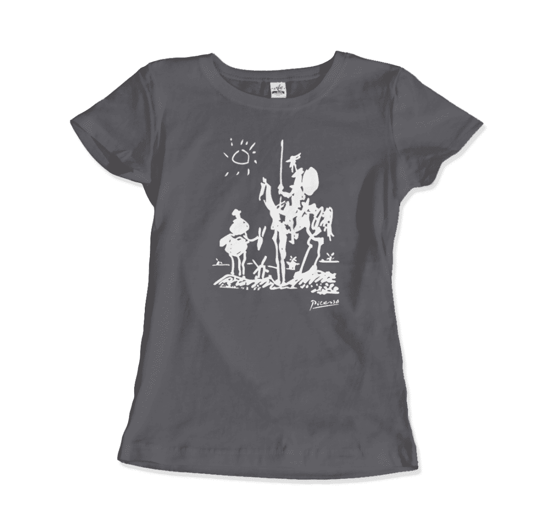 T-shirt med Pablo Picassos konstverk Don Quijote av La Mancha 1955