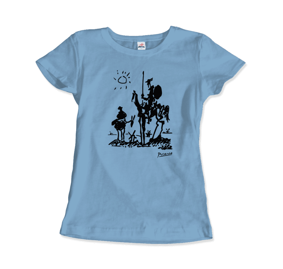 T-shirt med Pablo Picassos konstverk Don Quijote av La Mancha 1955
