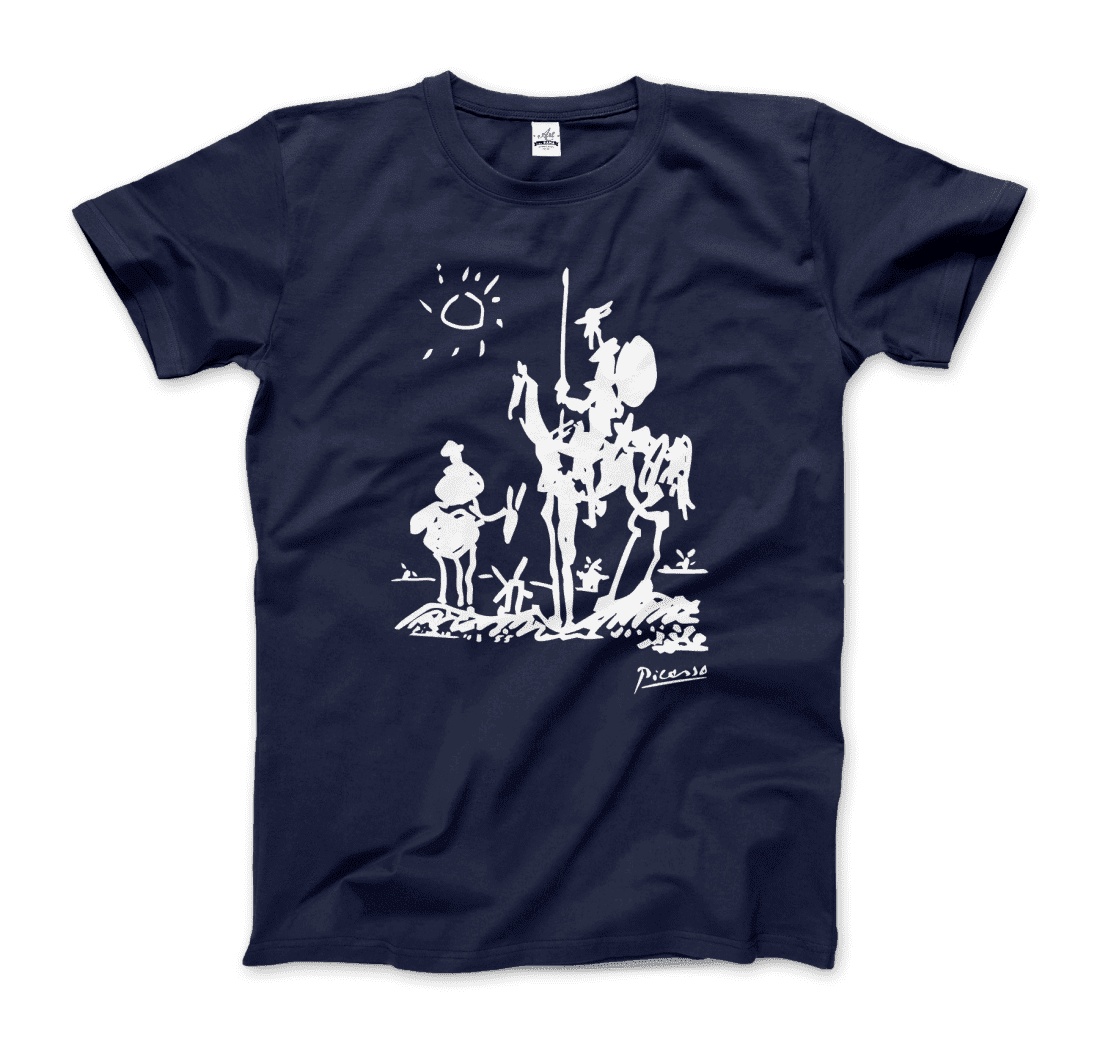T-shirt med Pablo Picassos konstverk Don Quijote av La Mancha 1955