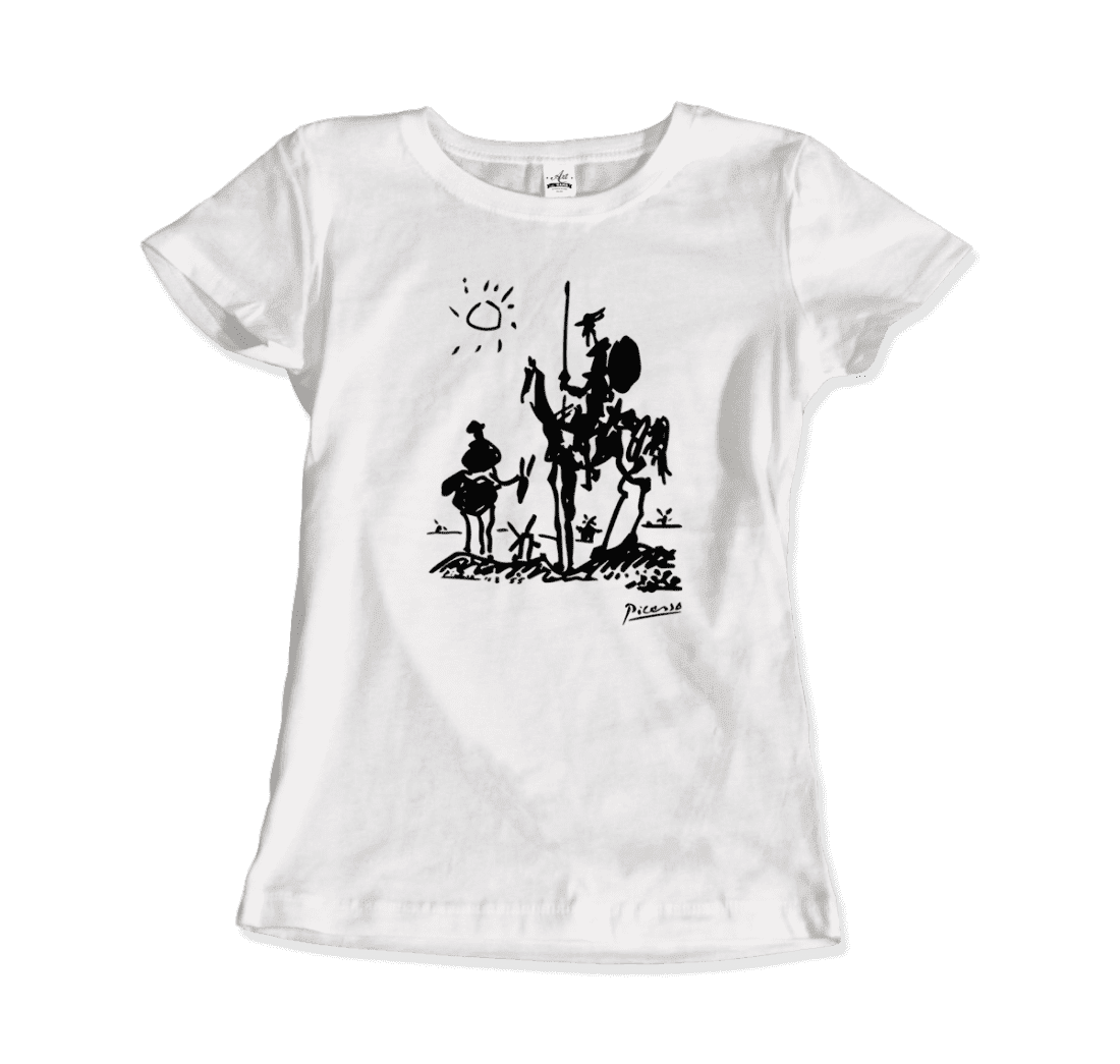 T-shirt med Pablo Picassos konstverk Don Quijote av La Mancha 1955