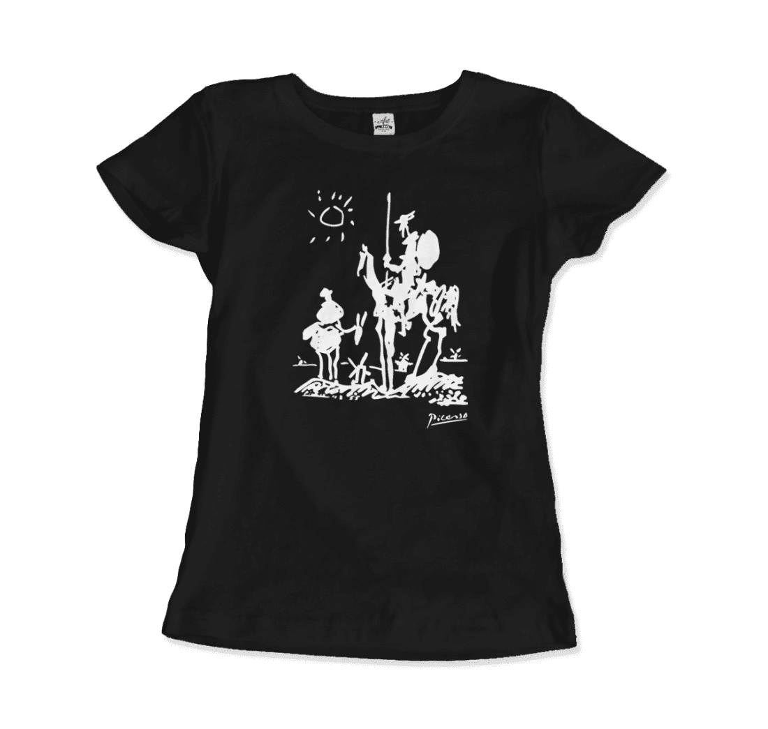 T-shirt med Pablo Picassos konstverk Don Quijote av La Mancha 1955