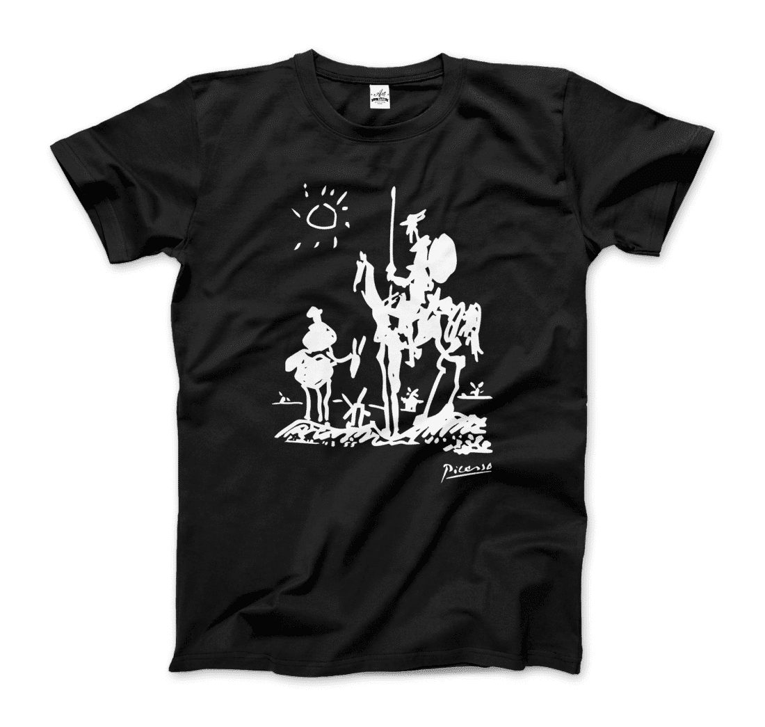 T-shirt med Pablo Picassos konstverk Don Quijote av La Mancha 1955