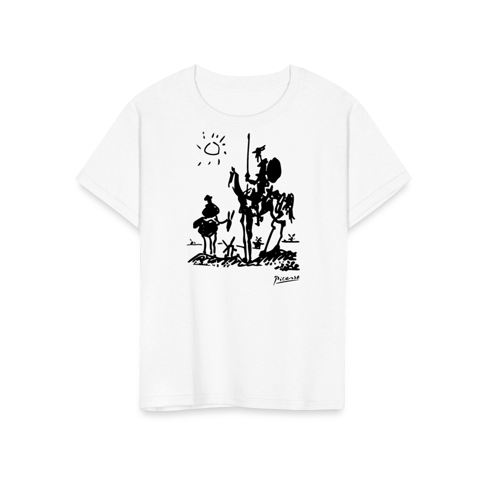 T-shirt med Pablo Picassos konstverk Don Quijote av La Mancha 1955