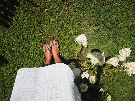 Palm Tree - Flat Flip Flops Sandal