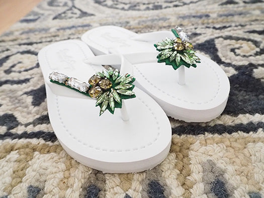 Palm Tree - Flat Flip Flops Sandal