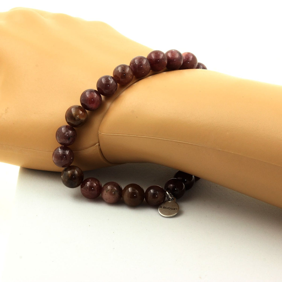 Ruby from Mogok, Burma, Myanmar Bracelet 8 mm Beads. 2A quality. Comes with certificate of authenticity.