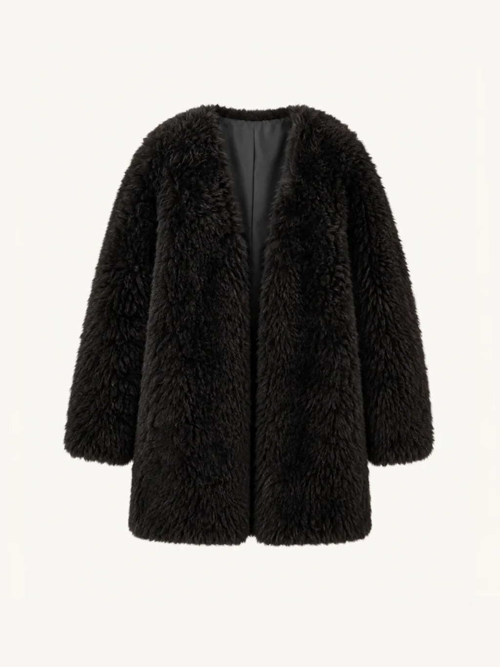 Fireladyfur Women's Tuscan Sheepskin Winter Coat“Peach Oolong”