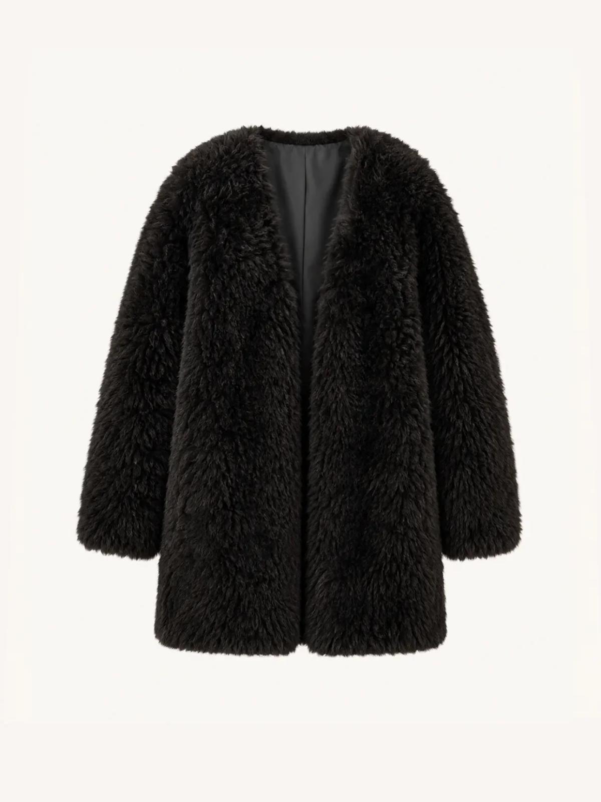 Fireladyfur Women's Tuscan Sheepskin Winter Coat“Peach Oolong”