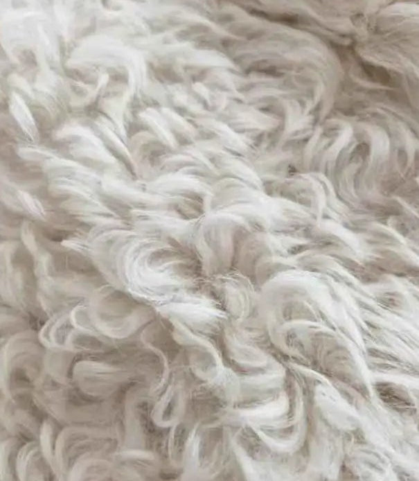 Fireladyfur Women's Tuscan Sheepskin Winter Coat“Peach Oolong”