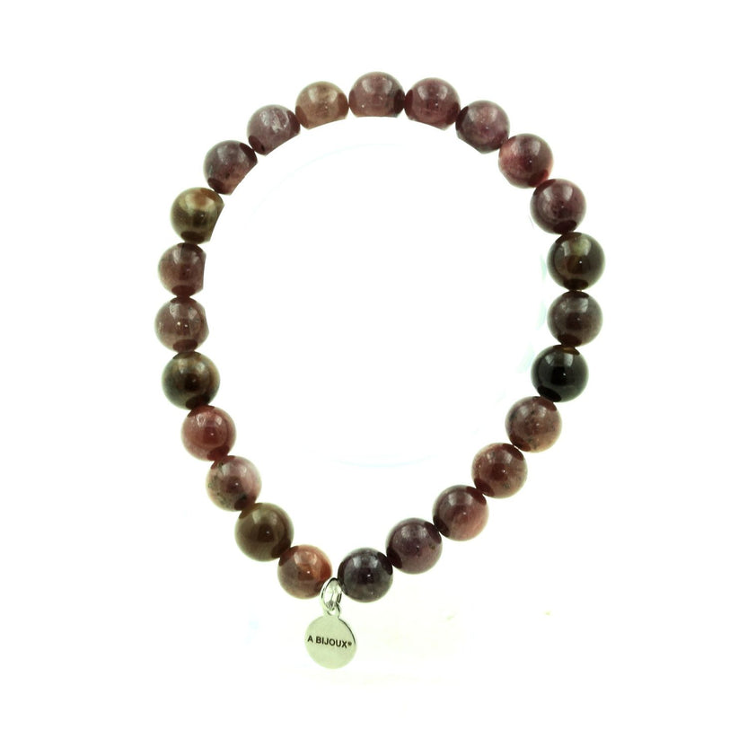 Ruby from Mogok, Burma, Myanmar Bracelet 8 mm Beads. 2A quality. Comes with certificate of authenticity.