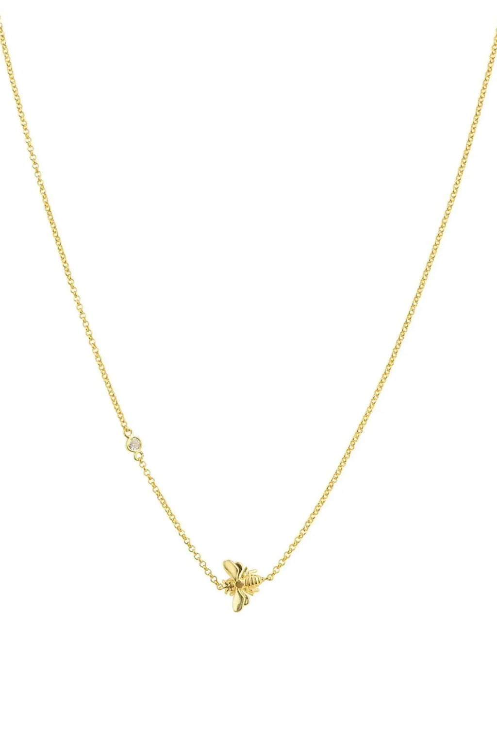 Queen Bee Necklace Gold