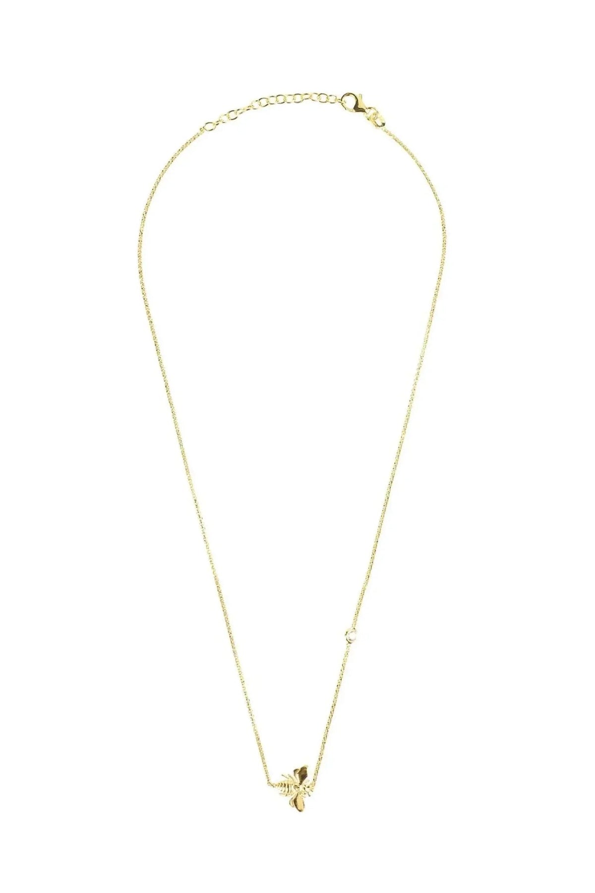 Queen Bee Necklace Gold