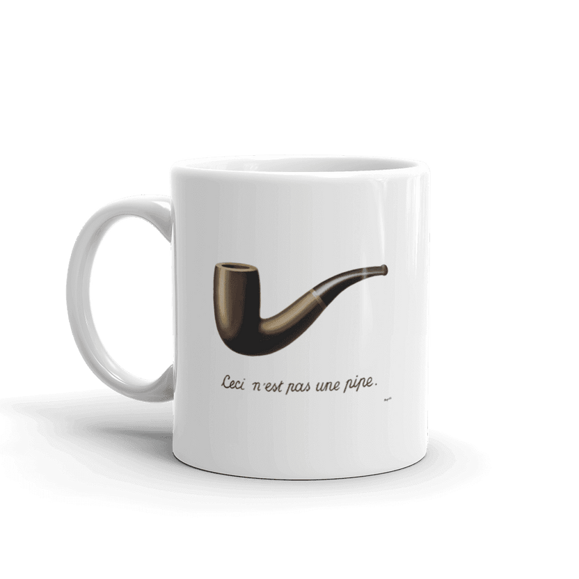 Rene Magritte This Is Not a Pipe, 1929 Artwork Mug