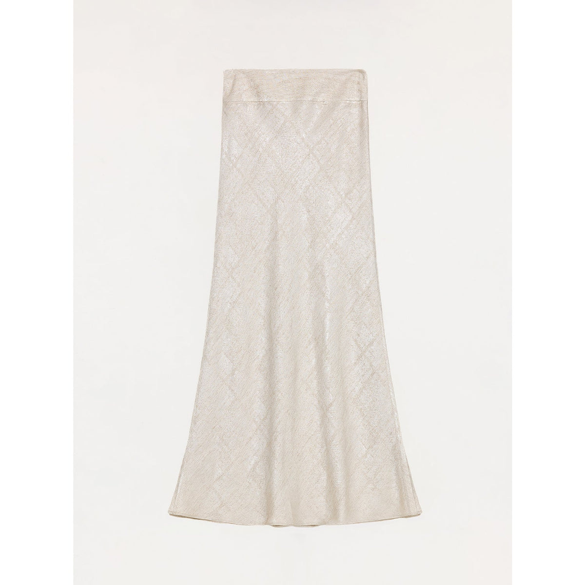 Retro Bias-Cut Linen Blended Straight Fishtail Maxi Skirt"Light and Breezy"