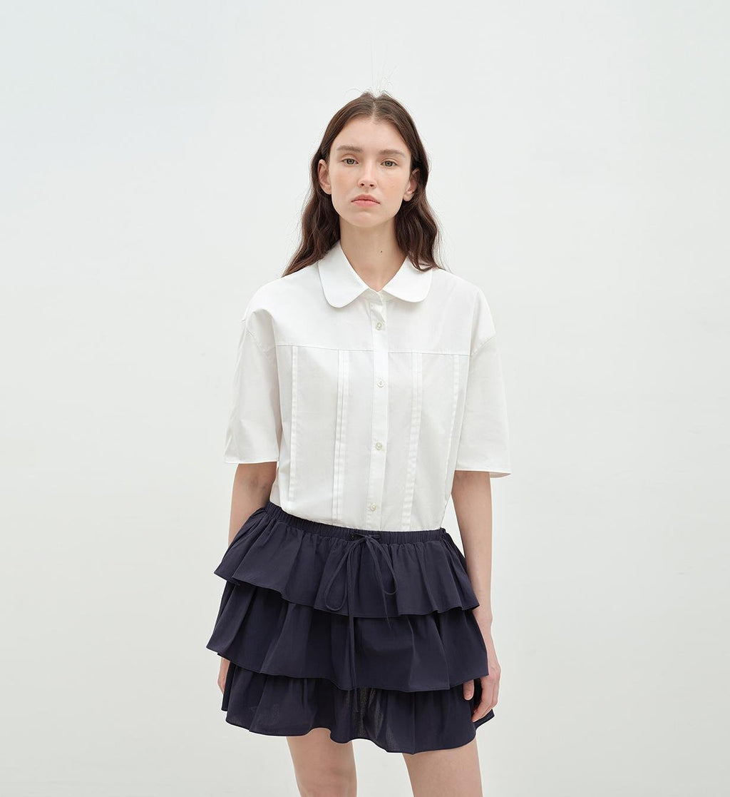 Camisa de algodón de manga corta "Sea Salt & Sugar"