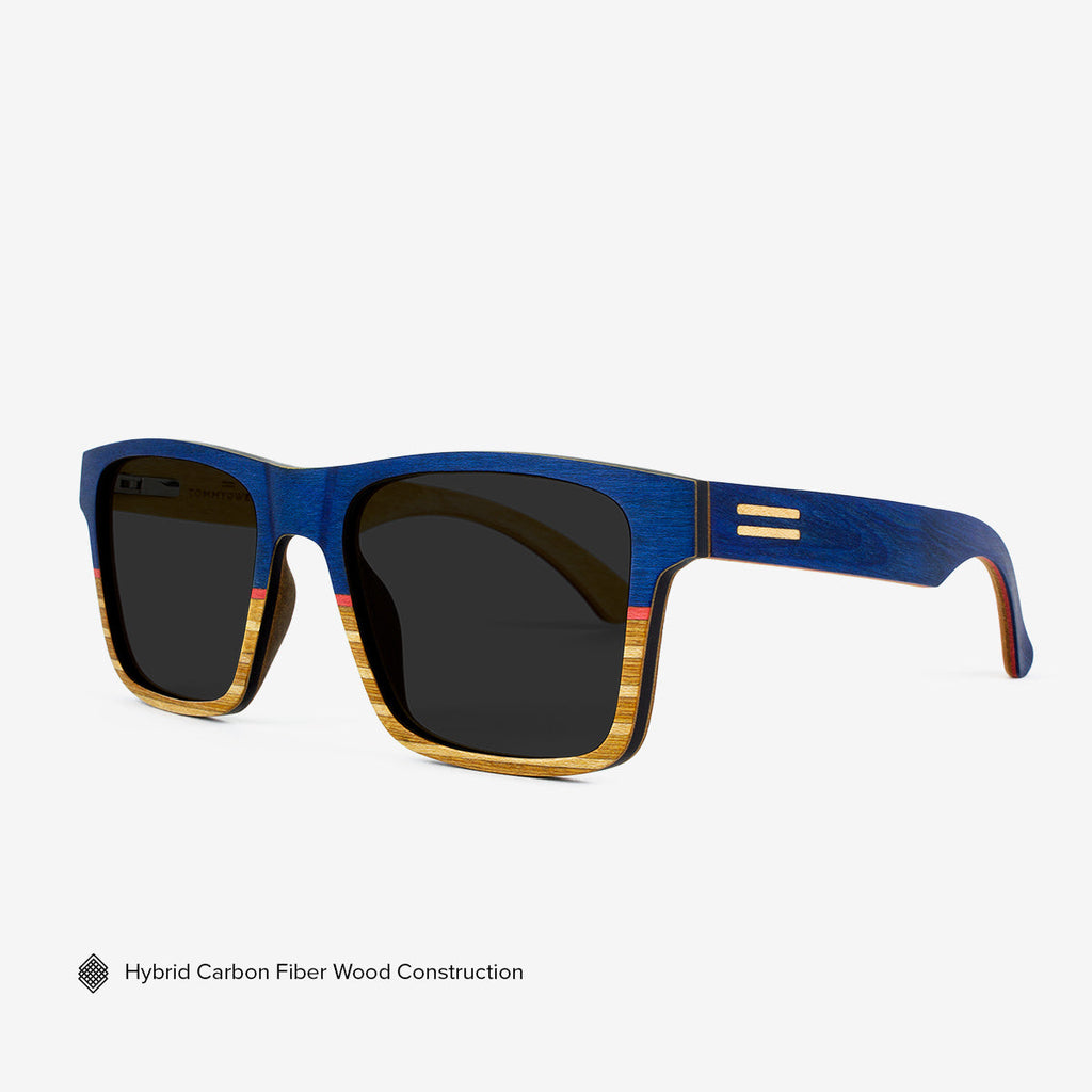 Sebastian - Maritime Wood & Carbon Fiber Sunglasses