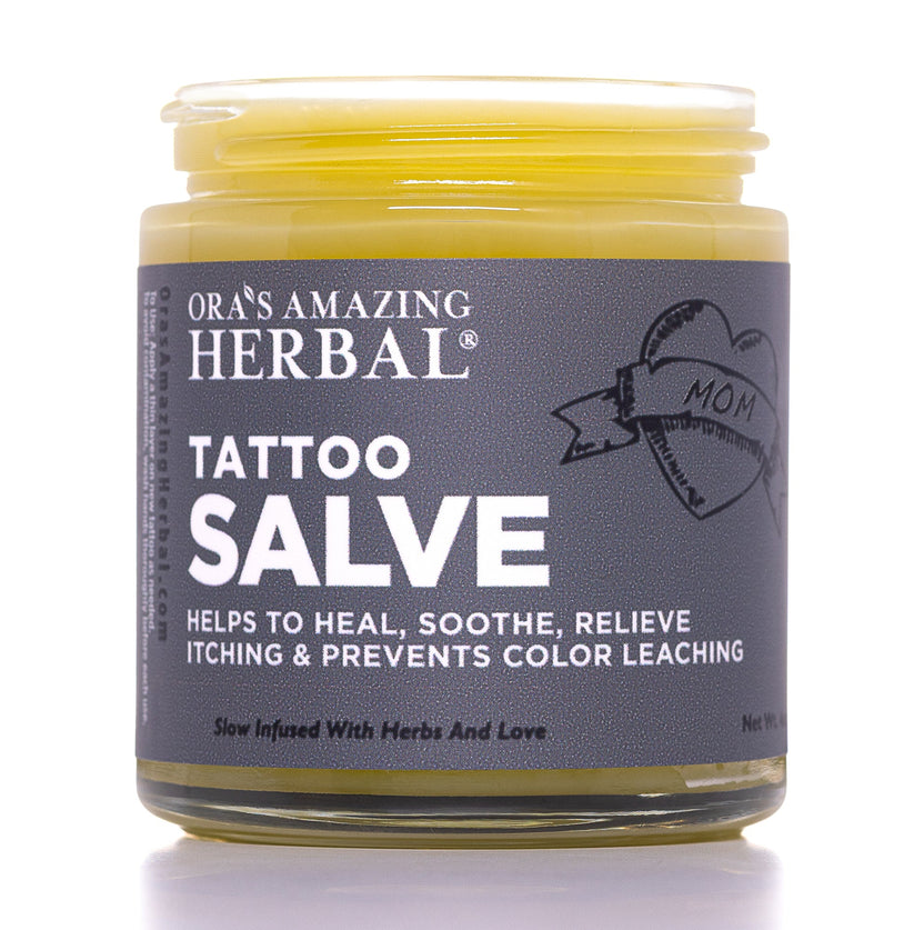 Tatuering-salva, naturlig eftervård för tatueringar