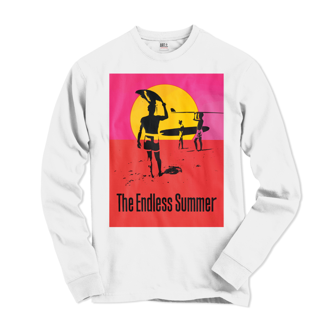 The Endless Summer 1966 Surf Documentary långärmad tröja