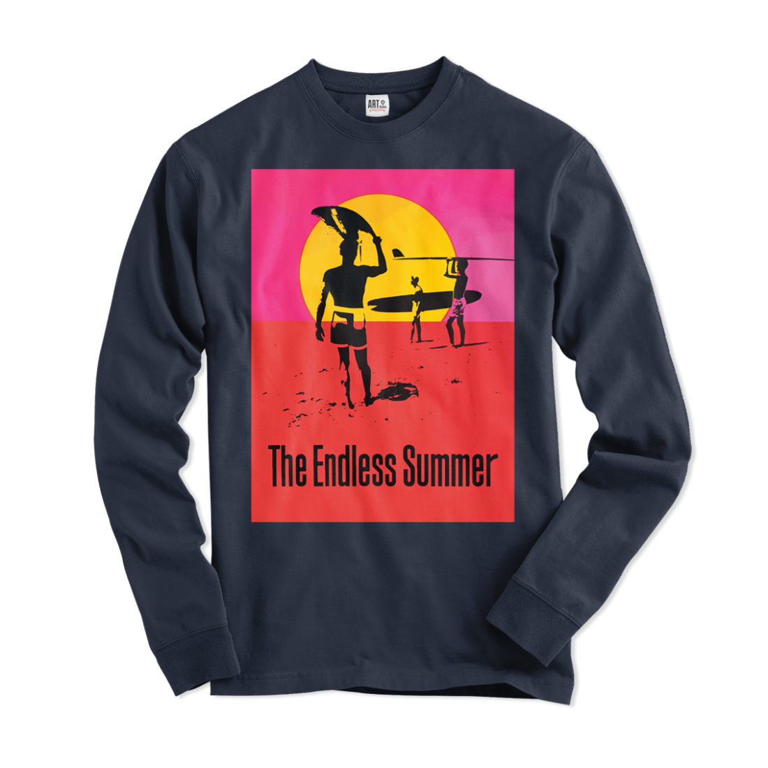 The Endless Summer 1966 Surf Documentary långärmad tröja