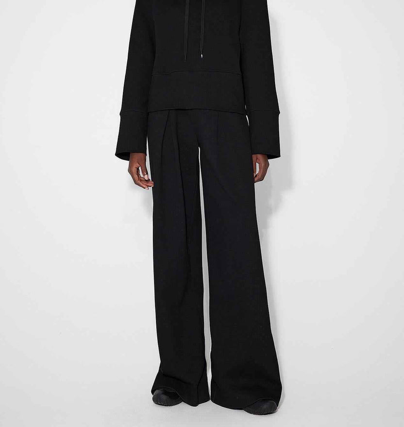 Sudadera corta con capucha para mujer "Time Travel", conjunto de estilo deportivo, pantalones casuales de pierna recta para otoño e invierno