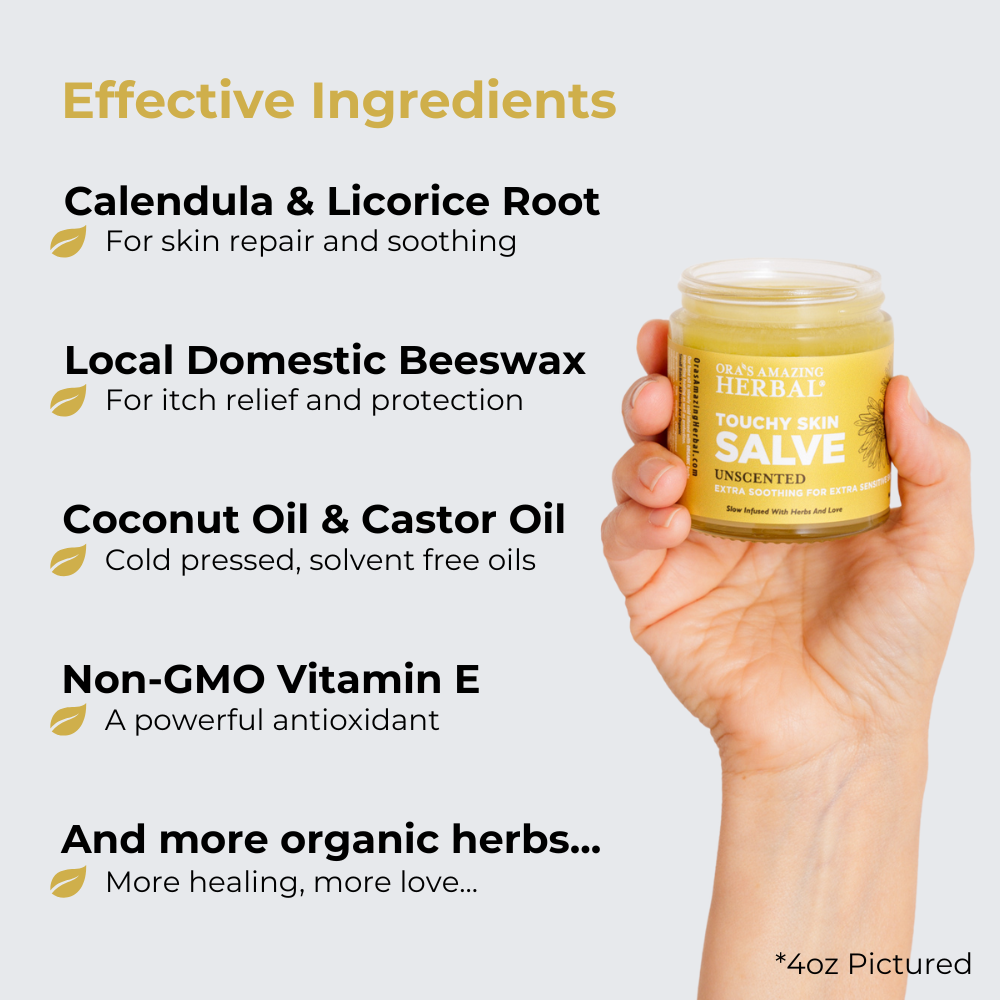 Touchy Skin Salve, eksemkräm salva