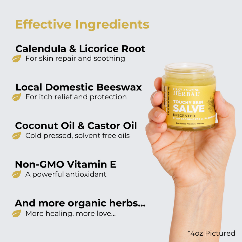 Touchy Skin Salve, eksemkräm salva