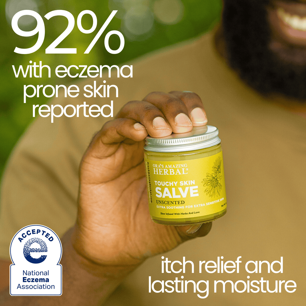 Touchy Skin Salve, eksemkräm salva