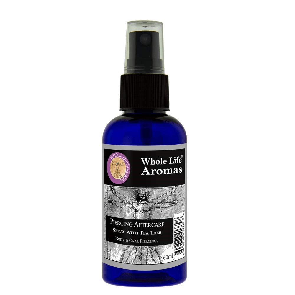 Spray para el cuidado posterior de perforaciones Whole Life de aceite de árbol de té, 2 oz
