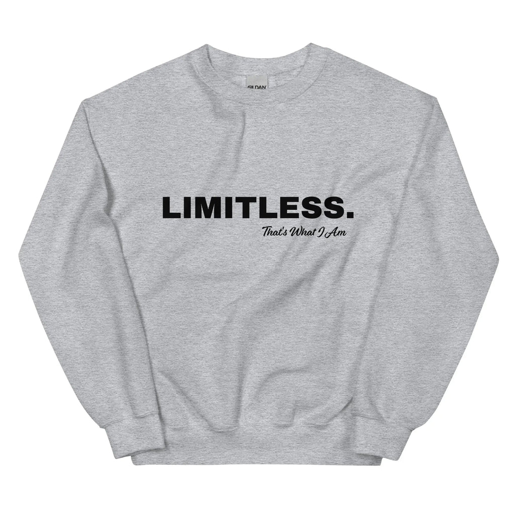 Sudadera unisex LIMITLESS