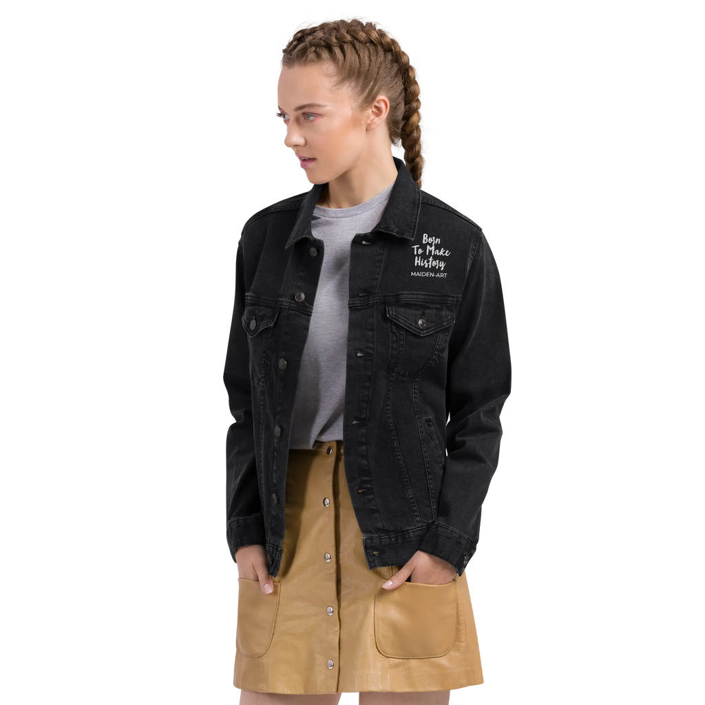 Denim Jacket the Rebel Girl in Me Will Never Die Unisex Denim Jacket