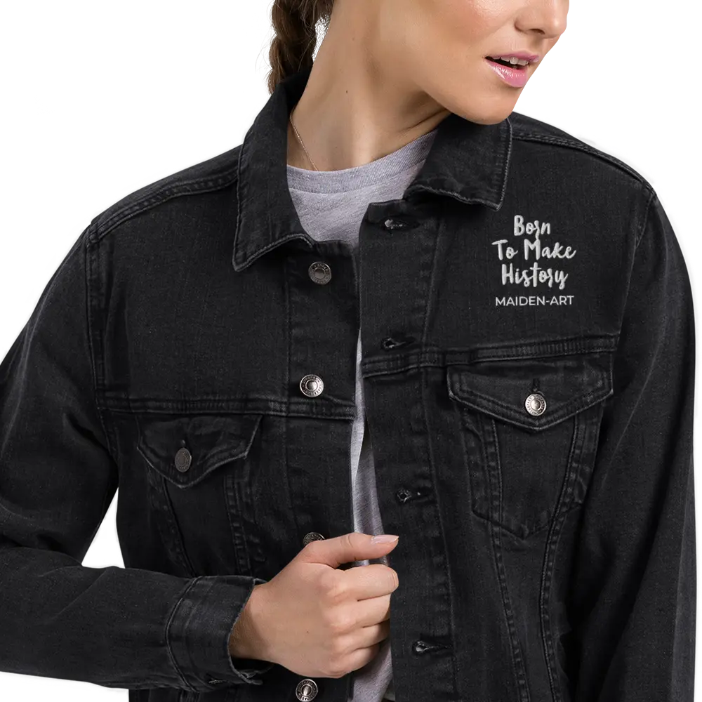 Denim Jacket the Rebel Girl in Me Will Never Die Unisex Denim Jacket