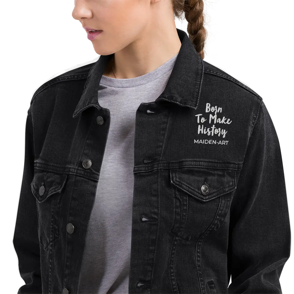 Denim Jacket the Rebel Girl in Me Will Never Die Unisex Denim Jacket