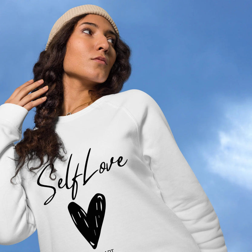 Bluza organiczna SELF LOVE Unisex organiczna bluza raglanowa