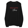 Sudadera de algodón orgánico - Sudadera "Self Love" - Algodón orgánico ecológico - BORDADO
