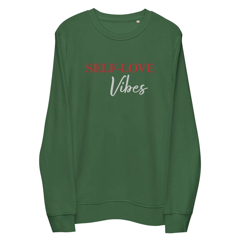 Bluza z bawełny organicznej - Bluza Self Love – Ekologiczna bawełna organiczna - HAFT