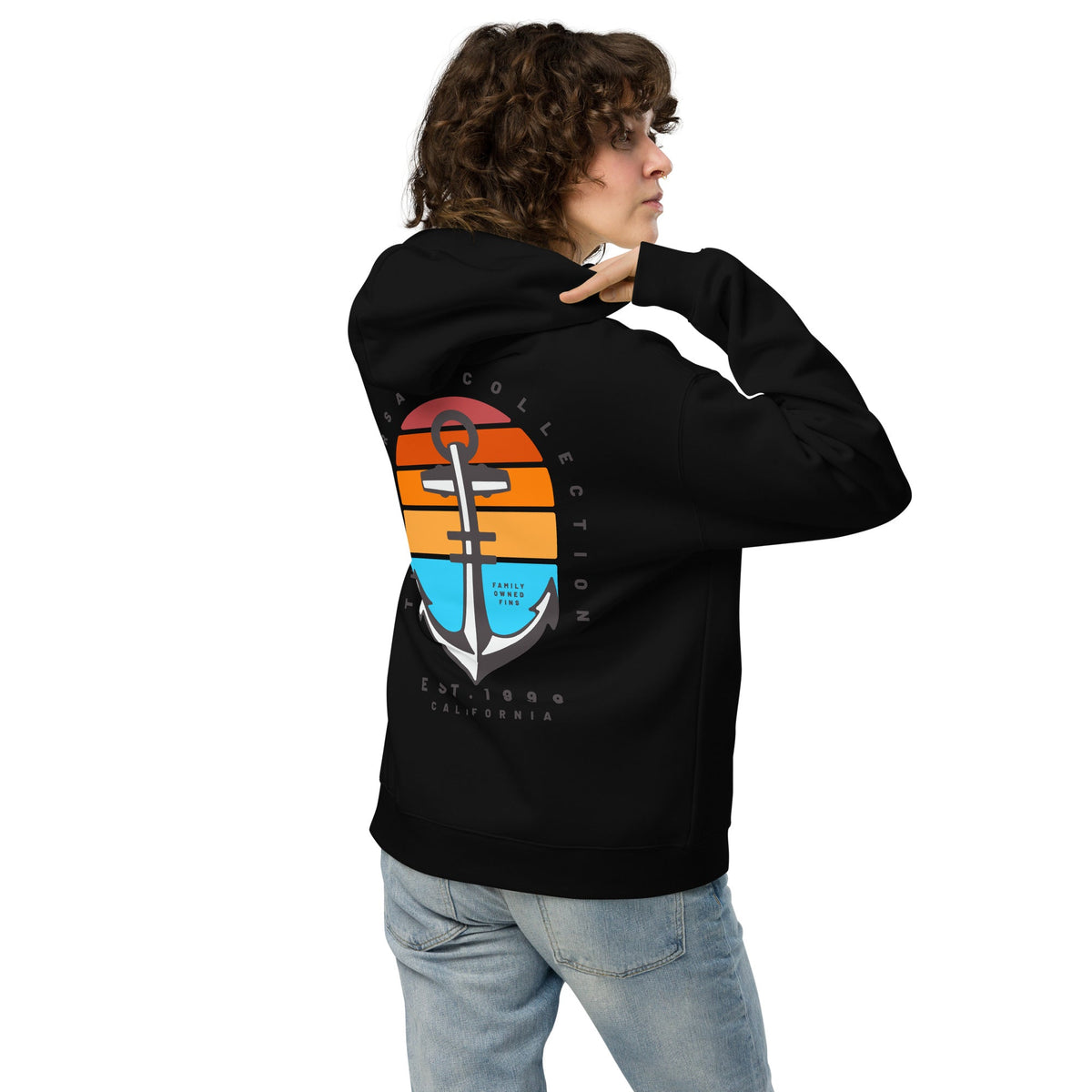 Bluza z kapturem DORSAL Anchors Away No Fade
