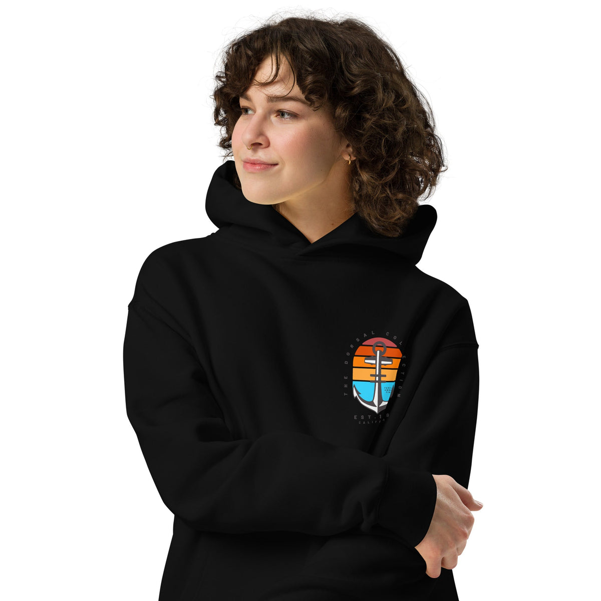 Bluza z kapturem DORSAL Anchors Away No Fade