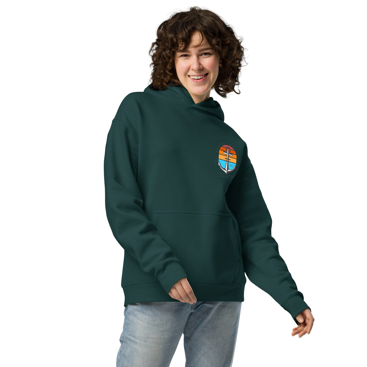 Bluza z kapturem DORSAL Anchors Away No Fade