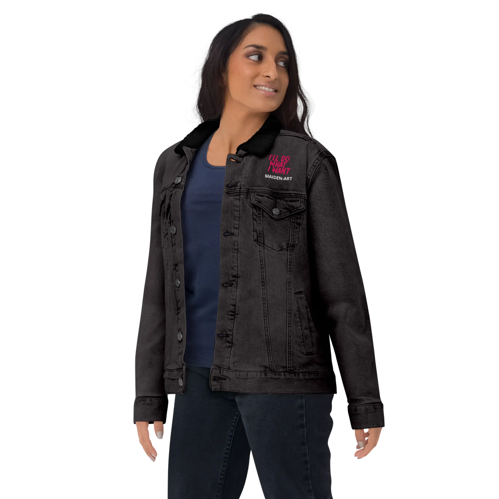 Denim Sherpa Jacket REBEL GIRL