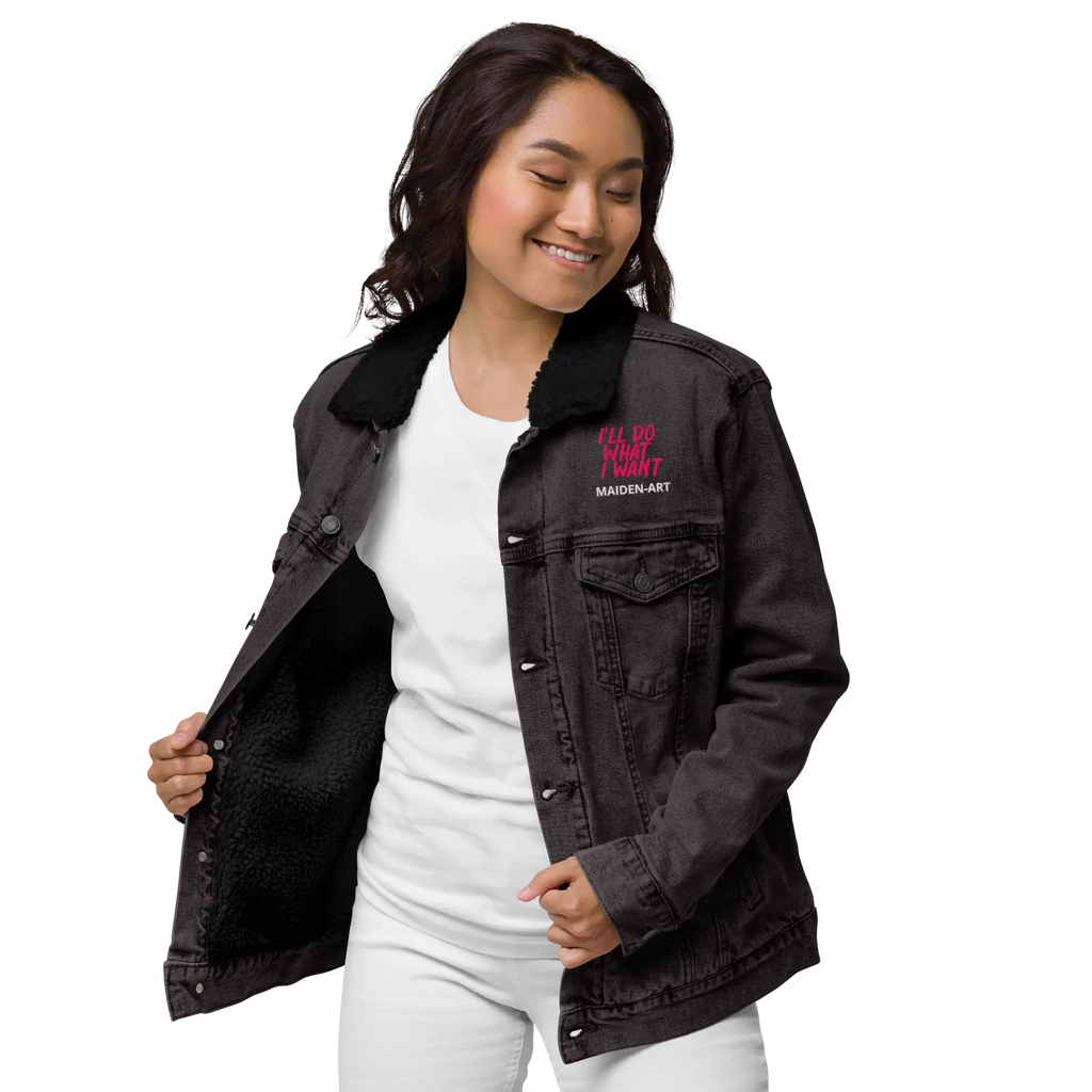 Denim Sherpa Jacket REBEL GIRL