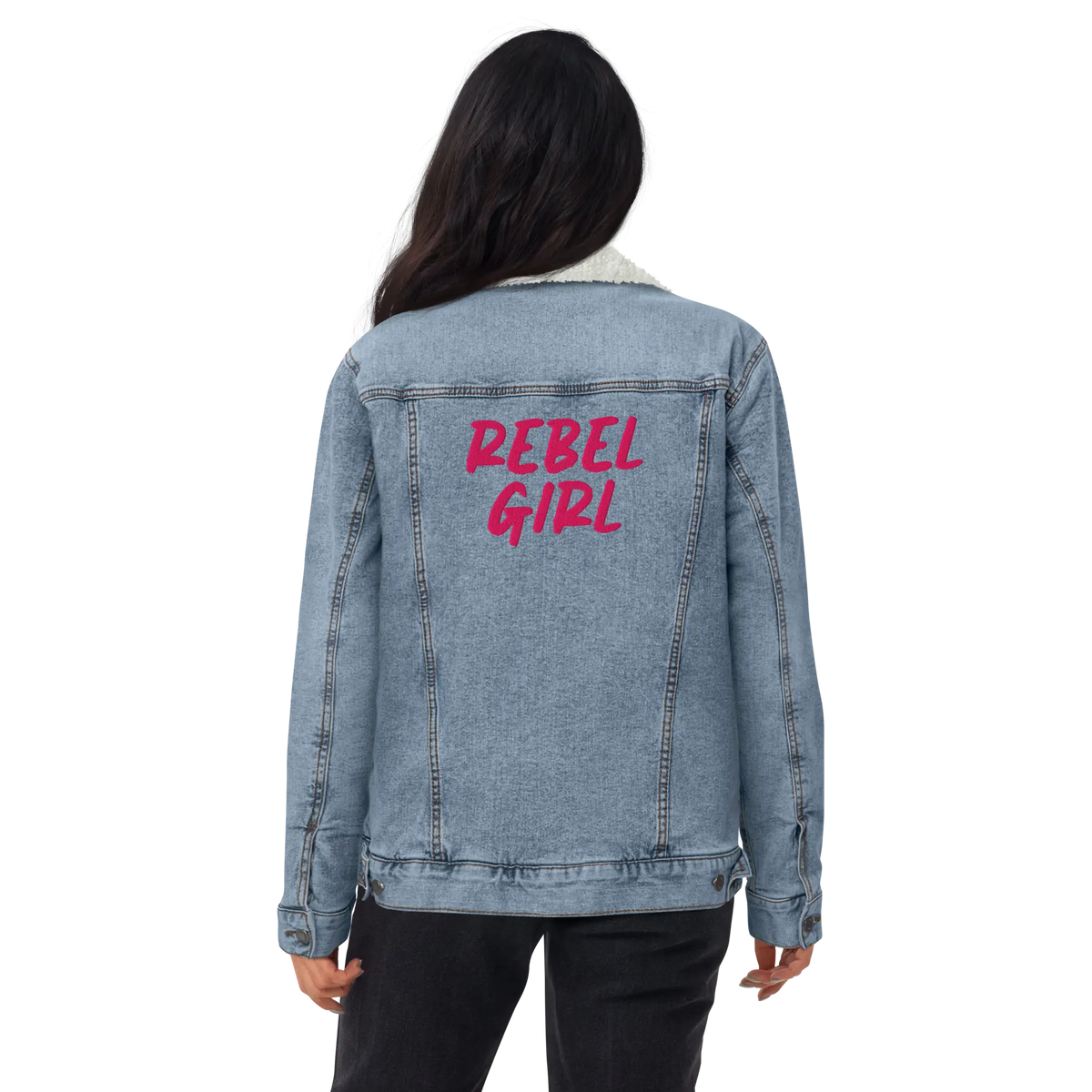 Kurtka dżinsowa z kożuszkiem REBEL GIRL