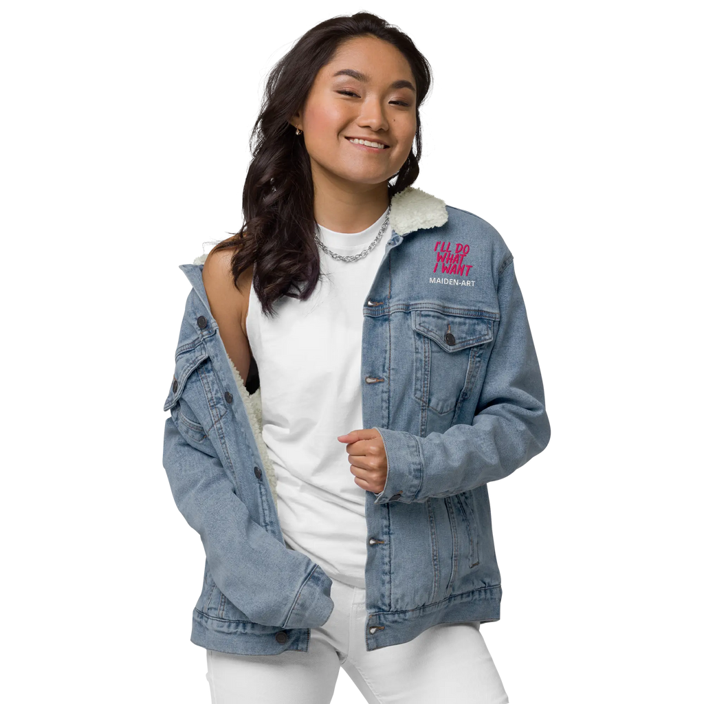 Denim Sherpa Jacket REBEL GIRL