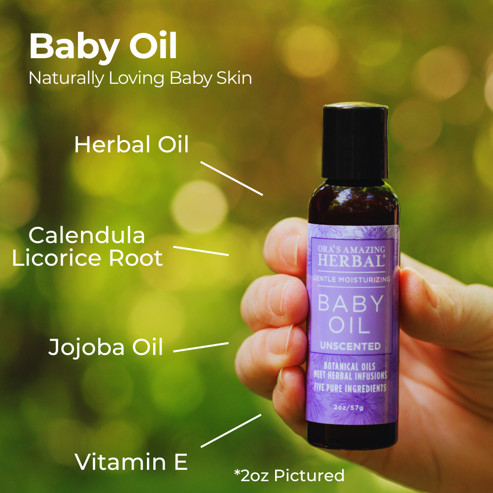 Baby Oil With Calendula and Licorice